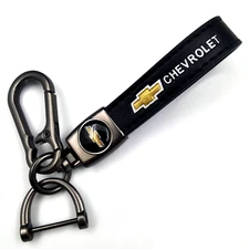 Custom Chevrolet Leather Car Key & Fob Holder With Lock-in Screw Driver