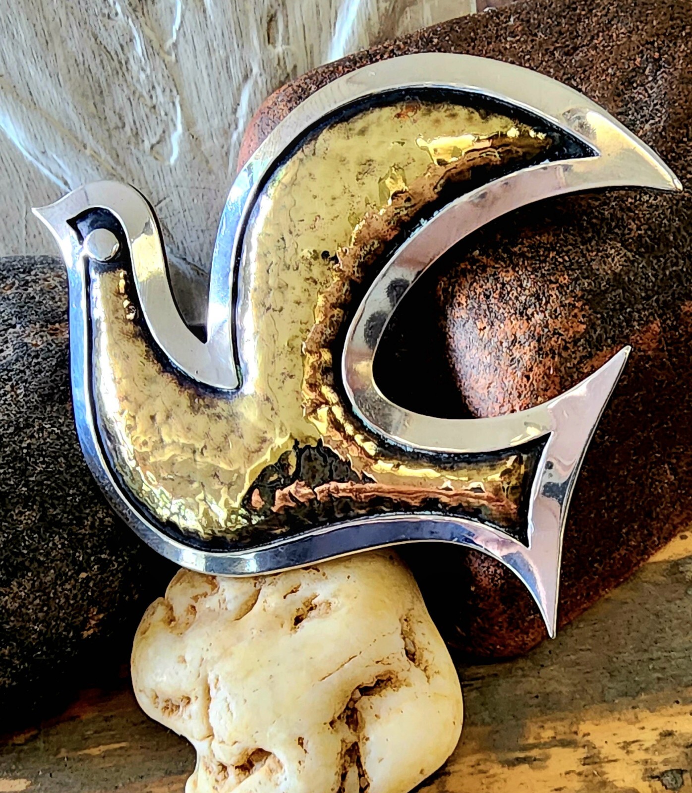 HUGE! James Avery  Bird DOUBLE FUNCTION Pendant a… - image 3