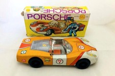Vintage Porsche 917 7 Tin Litho Racing Car Argentina 70s NIB Rare