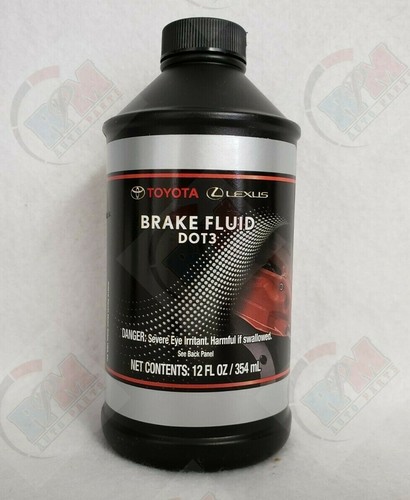 Genuine Dot 3 Brake Fluid 12 FL Oz Case of 24 00475-1bf03 for Toyota ...