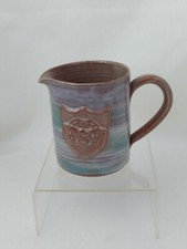 Vintage, Wold Pottery, Milk Jug, hand thrown Yorkshire craft
