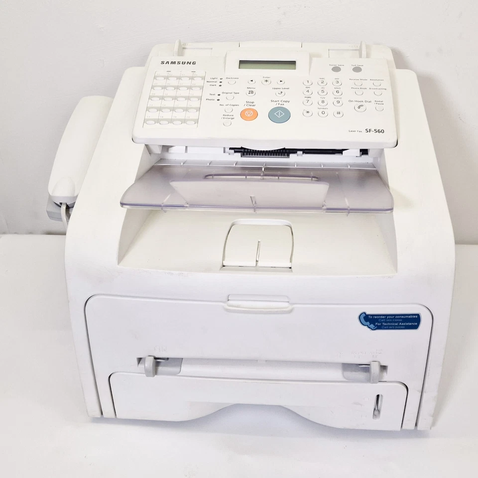 Samsung MultiFunction Laser Copier Scanner Printer Fax Phone Samsung SF-560 - Image 2 of 4