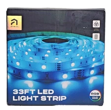 Atrix 33ft Led Light Strip RGB Colors Music Modes IR Remote NIB