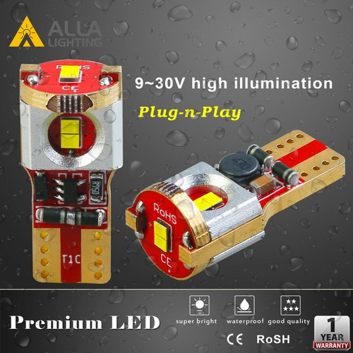 Alla Brightest Yellow 194 LED Interior Map Light Bulb|Gauge Dash Panel Light,2PC - Picture 9 of 9