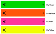 White Water Archery Solid Fluorescent Neon Wh...