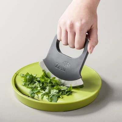 Zeal Herb Cutter & Chopping Board Set Garlic Chopper, Rock and Drop™