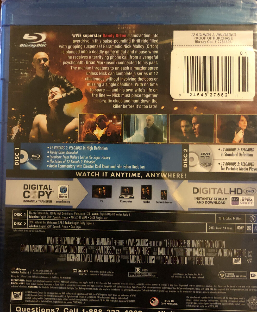 12 Rounds 2 Reloaded DVD Randy Orton