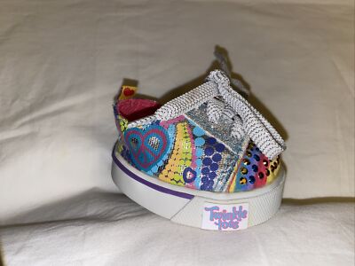 Build a Bear 1/Single Bright Multi-Color Skechers 'Twinkle Toes' (Right Only)