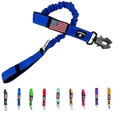 Heavy Duty Tactical Dog Leash - Bungee For Large Dogs Reflective Dual Handles...