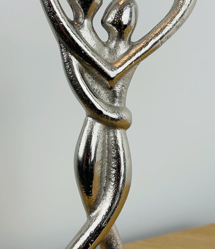 Ornament for Living Room Romantic Gift Lovers Couple Sculpture Figurine Heart - Video 1 of 1