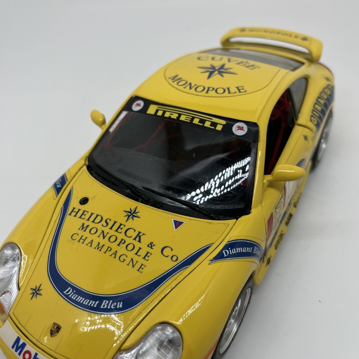 BURAGO 1997 PORSCHE 911 CARRERA #22 SUPERCUP MONOPOLE 1:18 BURAGO 1997 PORSCHE 911 CARRERA #22 SUPERCUP MONOPOLE 1:18