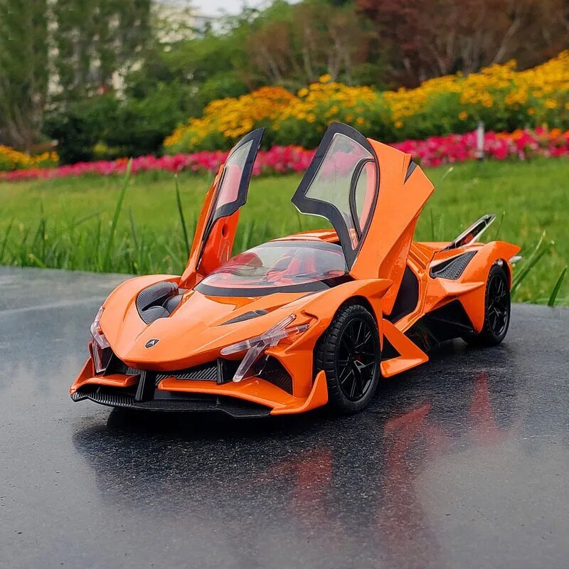 1:24 Diecast Apollo Project EVO Alloy Sports Car Model Racing Car Vehicle Model