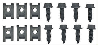 1969-72 Pontiac GTO, LeMans, & Tempest Correct Fan Shroud Hardware Mounting Kit