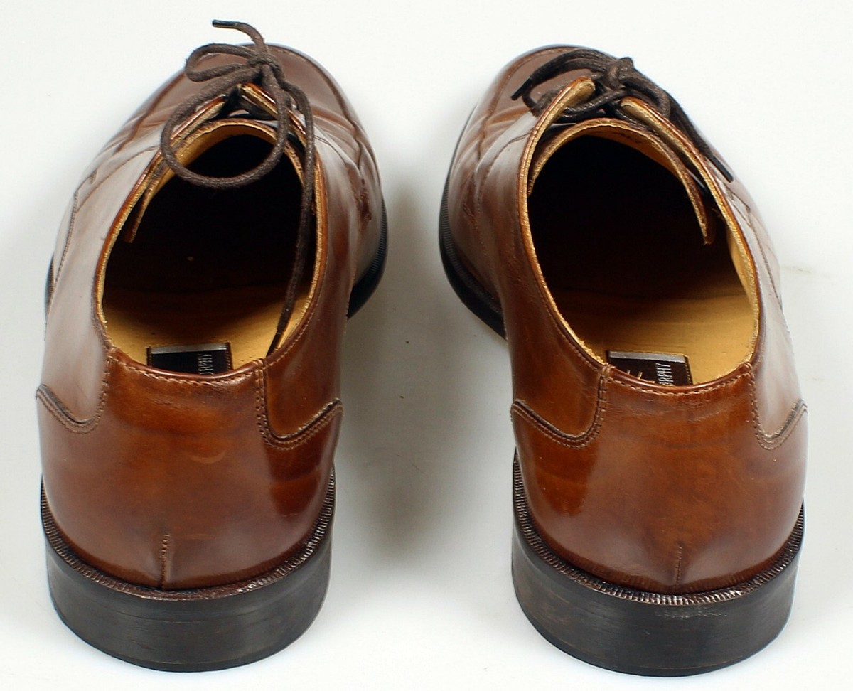 JOHNSTON & MURPHY Shoe Mens Size 9.5 Handcrafted Italy 