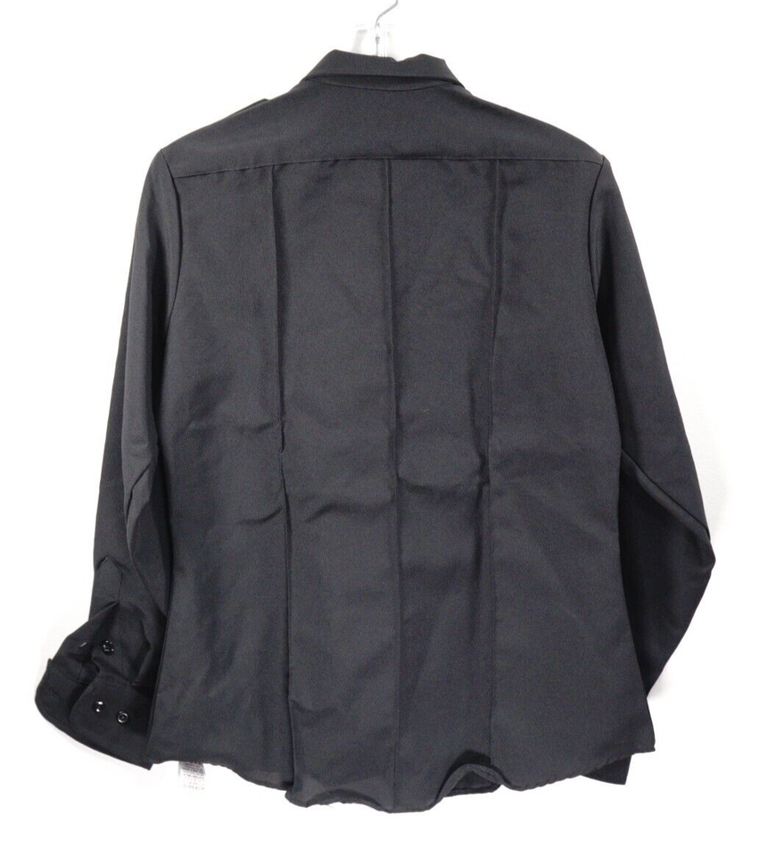 Horace Small Sentry Plus Long Sleeve Black Polyester Uniform Shirt Mens