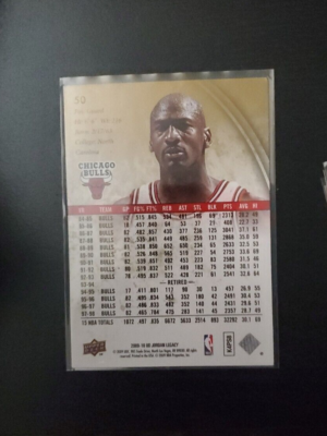 2009-10 Upper Deck #50 Michael Jordan Silver Rookie of the Year | eBay