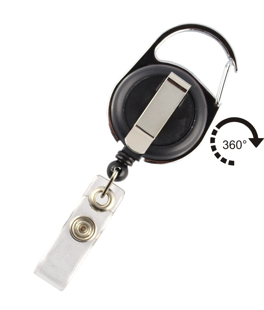 Schmalz Skipasshalter – Ausweisjojo Mit Karabiner Und Gürtelclip, Grün, 56x38 Mm