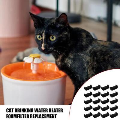20 Stück Katzenbrunnenfilter praktischer Ersatz für Katzenbrunnen