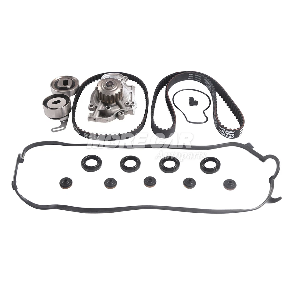 Kit de correa de distribución bomba de agua cubierta de válvula para 94-02 Honda Accord Isuzu F22B1 F23A Foto 2 de 4