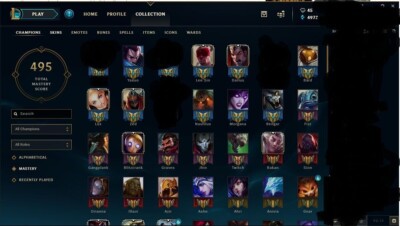 League of Legends Account EUW LOL PLATIN 4 - 1400 BE - SMURF
