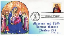AO-3879-3, 2004, Madonna and Child, Add-on Cover, First Day Cover, Standard Post