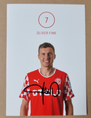   Fortuna Düsseldorf AK    #7  Oliver Fink  Autogrammkarte F95   2014/15  TOP !!
