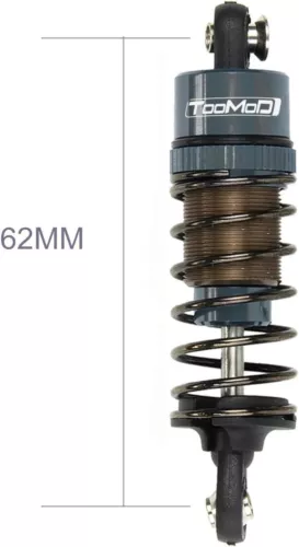 62mm 1/10 Oil-Filled Shock Absorber Kit for Tamiya TT01 TT02 TA05 M05 Upgrade - Bild 3 von 6