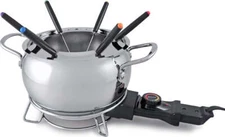 Swissmar FE1005 Mont Brulé 9pc Electric Fondue Set