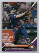 🟪 CHAS MCCORMICK Space City PURPLE Parallel 12/25 Astros 2023 Topps Now #614 🔥