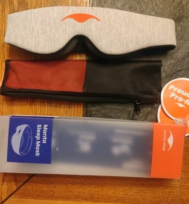 Manta Sleep Mask 100% Light Blackout NIOB(See Pics)