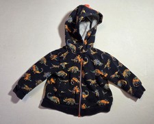 Little Me Boys Dinosaur Fleece Hoodie Jacket 18 Month