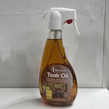 Teak Oil Spray Timber Wooden Furniture Treatment Low Sheen 500ml Bird Brand 23.98 per litre