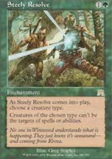 Steely Resolve - Onslaught #286/350 MTG Magic The Gathering