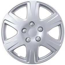 15 Inch Silver Hubcaps Set of 4 for Toyota Camry 2015–2023 OEM Replacement