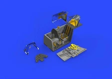 1/48 Aircraft- Bf109G4 Cockpit for EDU (Photo-Etch & Resin) (D)