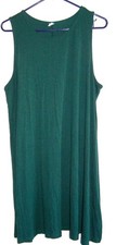 Old Navy Woman's Sleeveless Forest Green Dress Size XL