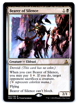 #ad #ad Beaver of Silence Oath of the Gatewatch MTG $1.10