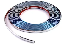 Automotive Chrome Trim Molding, 1/2 Inch Wide 26FT DIY Moulding Trim Strip Line