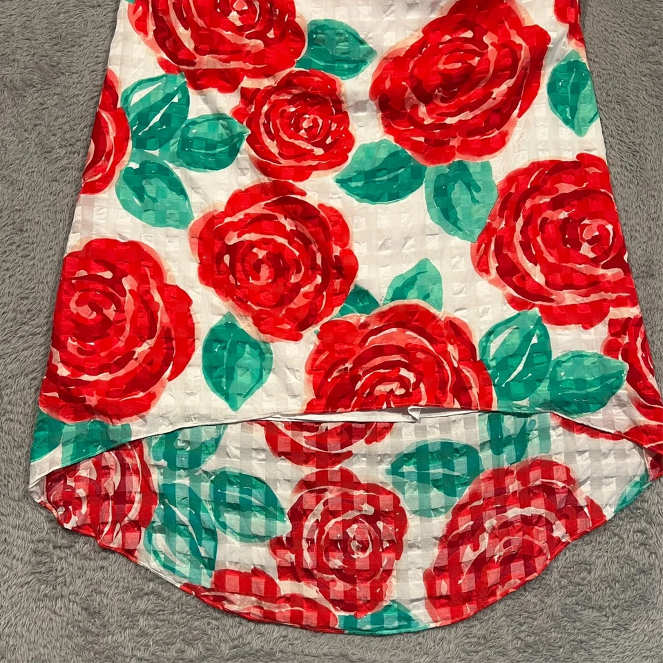 Vineyard Vines 144th Kentucky Derby Run for the Rose One Shoulder Dress 16 READ - Image 3 of 4