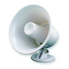 Speco Technologies PA Horn, Weatherproof, White, 10 W SPC5P Speco Technologies
