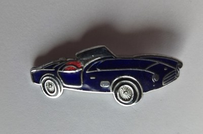 Vintage Emaille AC Cobra Auto Brosche Anstecknadel Anstecker