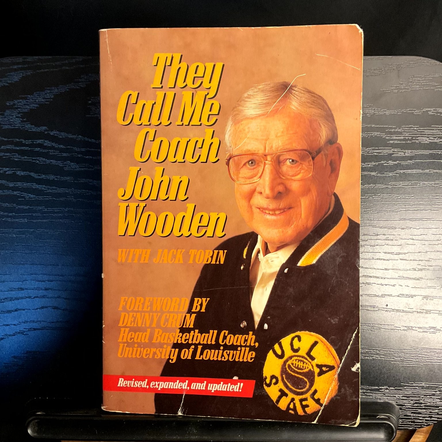 They Call Me Coach John Wooden Signed 1988 Revised Expanded UCLA Basketball