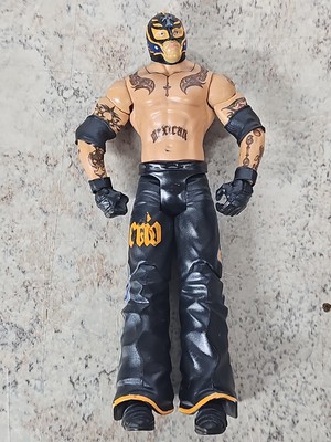 2010 Mattel WWE Superstar Match-Ups REY MYSTERIO Wrestling Figure Black Orange
