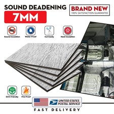 Car Engine Hood Heat Shield Insulation Sound Deadener Noise Mat Deadening Pad