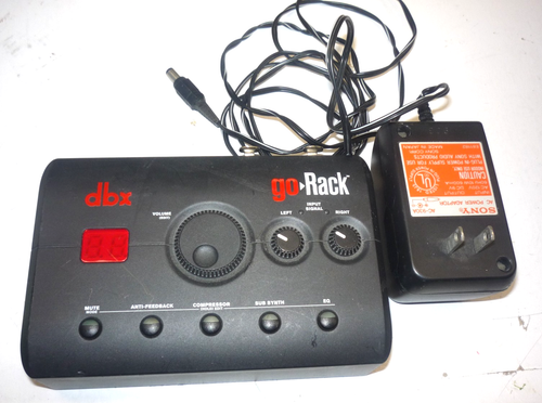 DBX go-Rack Audio Processor with EQ, Sub-Synth, Compressor, Feedback ...