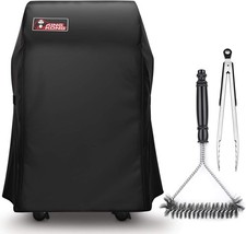 WEBER 7105 Spirit 210 Gas Grill Premium Cover w/ Storage Bag 29" x 25" x 42" H