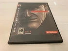Metal Gear Solid 4: Guns of the Patriots (Sony PlayStation 3, 2008) CIB