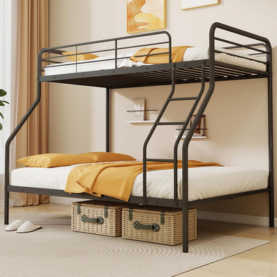Giantex Metal Bunk Beds Twin over Full Size, Heavy Duty Bunk Bed for Teens Adult
