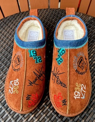 Ecko Fur Mule Y2k Style Palace x UGG Tasman Style Slipper Brown Mens Sz 8.5 New