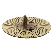 Scented Jar Candle Lid - 2.8 Inch Antique Candle Topper To Burn Evenly Shade